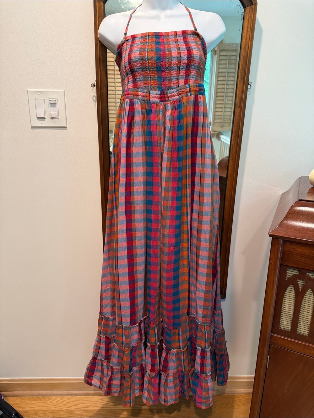 Free People Plaid Extratropical Maxi Dress - Picture 6 of 13